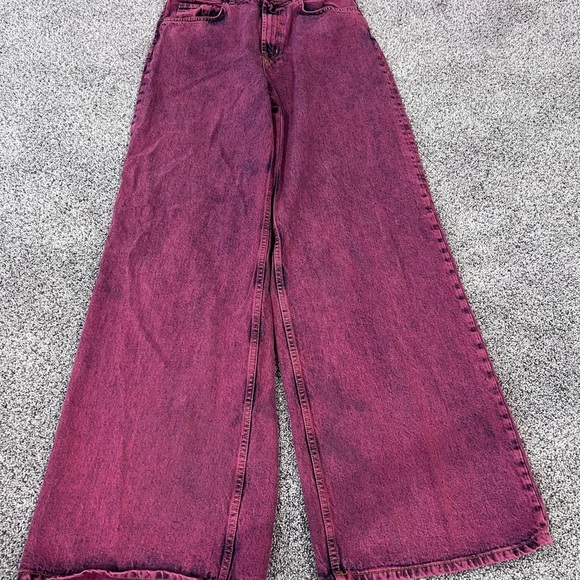 BDG Urban Outfitters Pink Washed Skater Baggy Jeans High Rise Women’s Size 30 - Picture 1 of 8